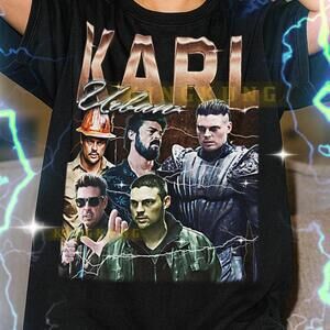 Karl Urban Retro 90s Homage Graphic T Shirt